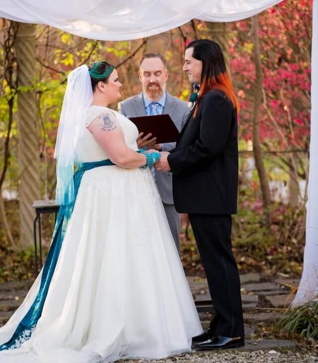 fall wedding officiant